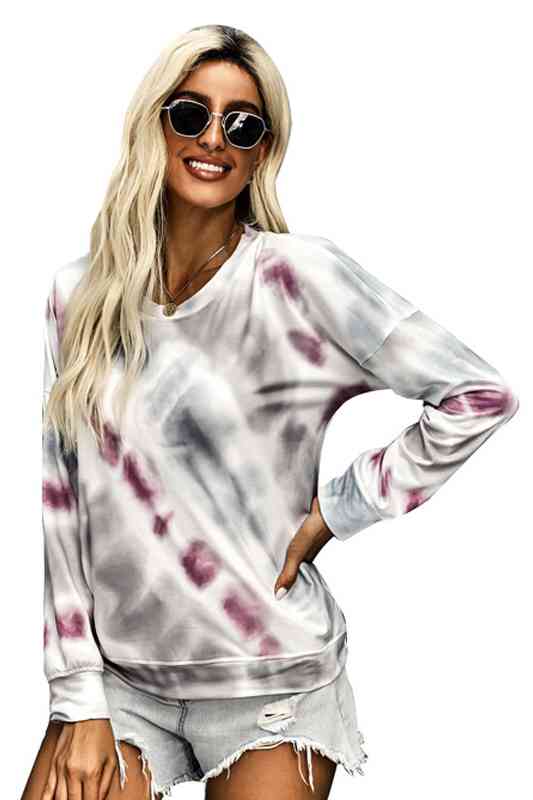 Drop Shoulder Tie Dye Ladies Sweatshirt - Premium Sweatshirt -  Follower Of Faith Apparel Ladies sweatshirt, Ladies sweatshirts, Ship From Overseas, SYNZ, Tie dye ladies Shop our Christian T-Shirts & Apparel