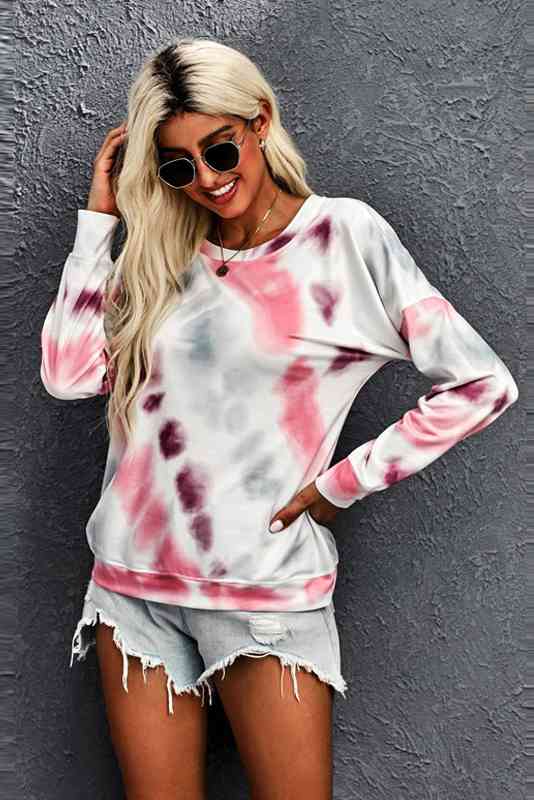 Drop Shoulder Tie Dye Ladies Sweatshirt - Premium Sweatshirt -  Follower Of Faith Apparel Ladies sweatshirt, Ladies sweatshirts, Ship From Overseas, SYNZ, Tie dye ladies Shop our Christian T-Shirts & Apparel