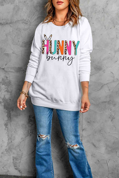 Easter HUNNY BUNNY Ladies Sweatshirt - Follower Of Faith Apparel