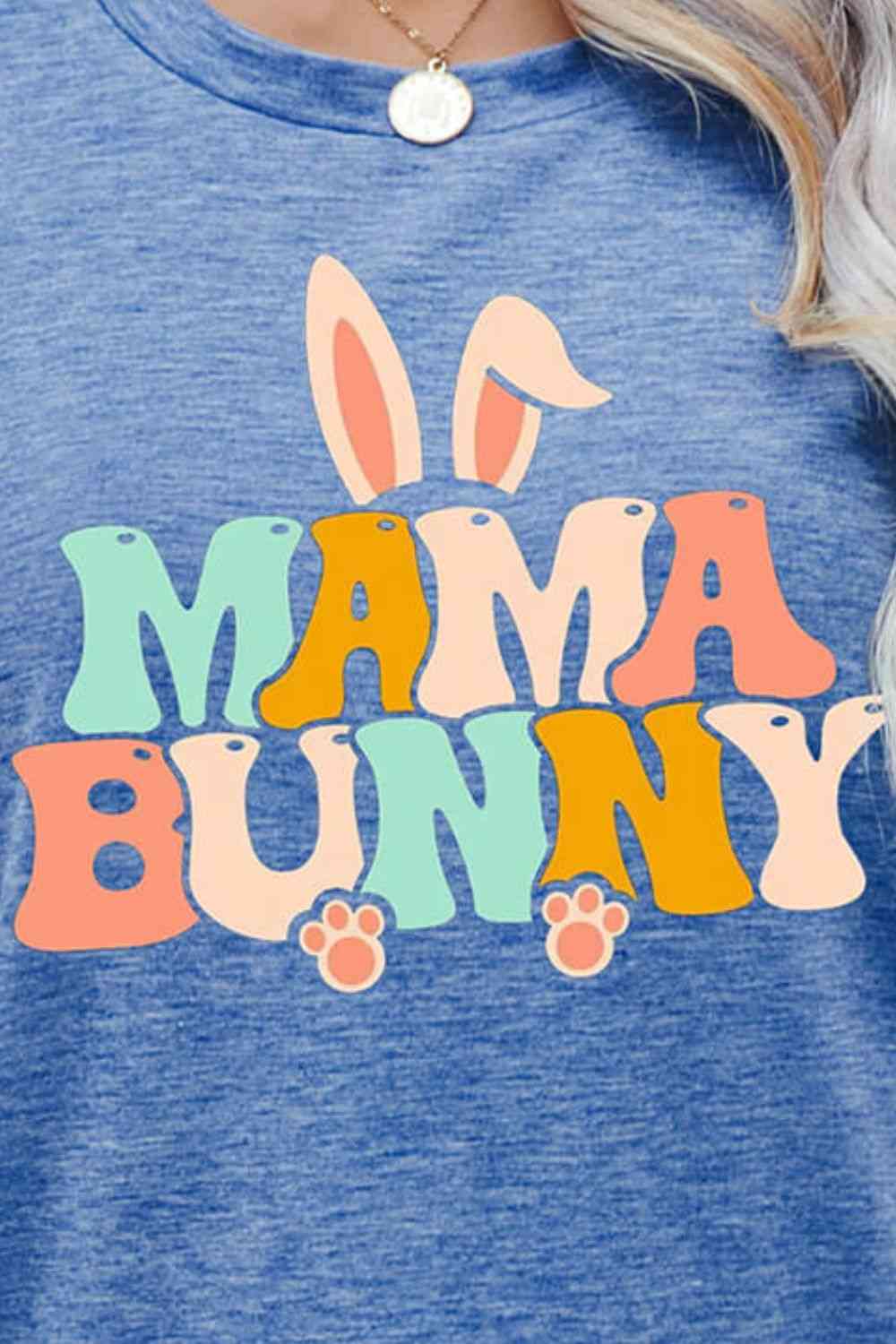 Easter MAMA BUNNY Ladies T-Shirt - Follower Of Faith Apparel