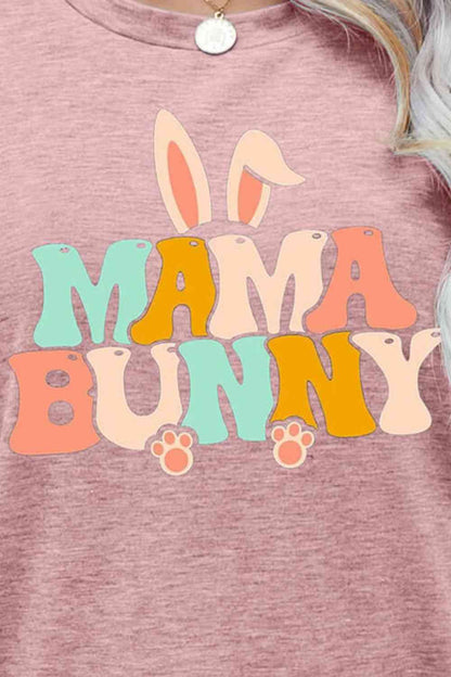 Easter MAMA BUNNY Ladies T-Shirt - Follower Of Faith Apparel