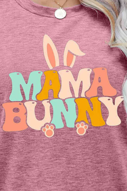 Easter MAMA BUNNY Ladies T-Shirt - Follower Of Faith Apparel