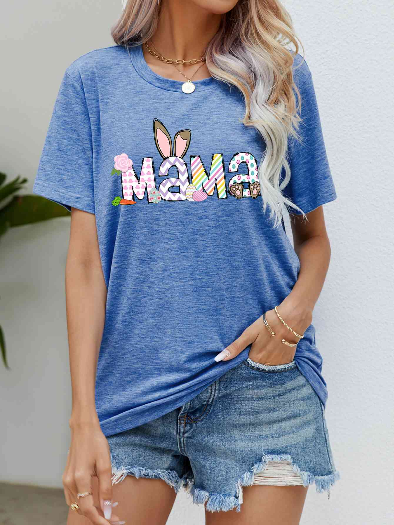 Easter MAMA Ladies T-Shirt - Follower Of Faith Apparel