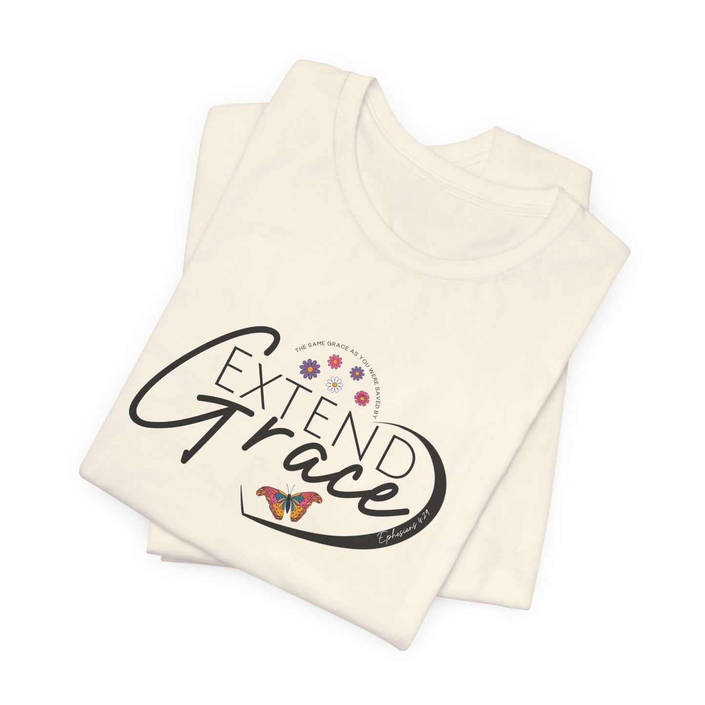 Extend Grace Ephesians 4:29 Ladies T-Shirt - Premium Ladies T-Shirt -  Follower Of Faith Apparel Christian faith t shirt, Cotton, Crew neck, DTG, Ephesians 4:29, Extend grace t shirt, Extend the same grace that you were given, Faith apparel, Grace, Neck Labels, Regular fit, T-shirts, TikTok, Unisex, Women's Clothing, Womens Christian t shirt, Womens short sleeve shirt Shop our Christian T-Shirts & Apparel