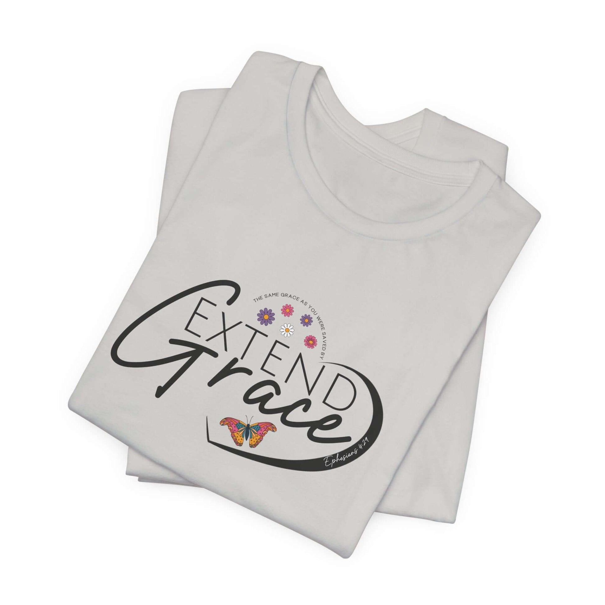 Extend Grace Ephesians 4:29 Ladies T-Shirt - Premium Ladies T-Shirt -  Follower Of Faith Apparel Christian faith t shirt, Cotton, Crew neck, DTG, Ephesians 4:29, Extend grace t shirt, Extend the same grace that you were given, Faith apparel, Grace, Neck Labels, Regular fit, T-shirts, TikTok, Unisex, Women's Clothing, Womens Christian t shirt, Womens short sleeve shirt Shop our Christian T-Shirts & Apparel