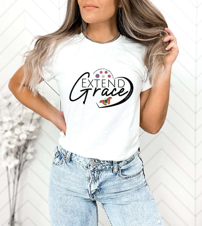 Extend Grace Ephesians 4:29 Ladies T-Shirt - Premium Ladies T-Shirt -  Follower Of Faith Apparel Christian faith t shirt, Cotton, Crew neck, DTG, Ephesians 4:29, Extend grace t shirt, Extend the same grace that you were given, Faith apparel, Grace, Neck Labels, Regular fit, T-shirts, TikTok, Unisex, Women's Clothing, Womens Christian t shirt, Womens short sleeve shirt Shop our Christian T-Shirts & Apparel