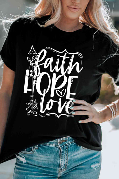 FAITH HOPE LOVE Ladies T-Shirt - Premium Ladies T-Shirt -  Follower Of Faith Apparel Christian tees, Faith hope and gods love tee, Faith hope and love, Faith tees, Faith tees for ladies, ladies Christian tees, ladies Short sleeve, ladies Short Sleeve t shirt, ladies Short Sleeve tee, ladies short sleeve tees, new, new arrival, new arrivals, Ship From Overseas, SYNZ, women's Christian tees Shop our Christian T-Shirts & Apparel