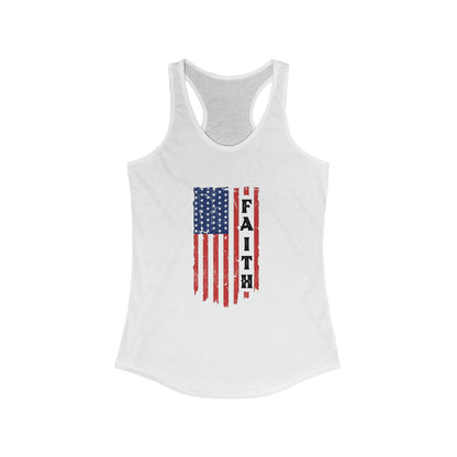 Faith Flag Ladies Tank Top - Premium Tank Top -  Follower Of Faith Apparelladies clothing, ladies tank top, Ladies Tank Tops, Neck Labels, Seasonal Picks, Slim fit, Summer Challenge Picks, Tank Tops, Women's Clothing, Women's summer clothing Shop our Christian T-Shirts & Apparel