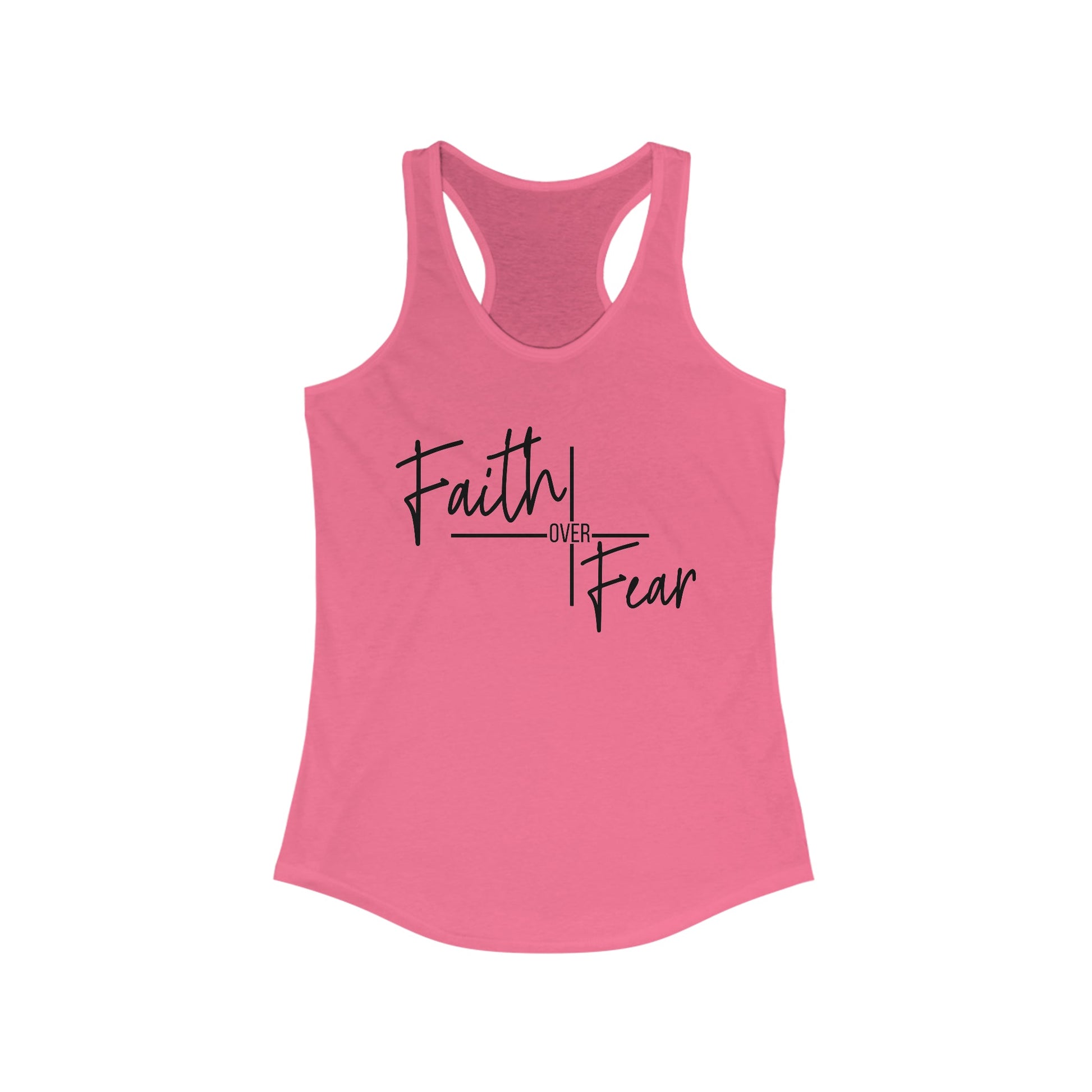 Faith Over Fear Ladies Tank Top - Premium Ladies Tank Top -  Follower Of Faith ApparelChristian tank tops, Christian tank tops for women, faith over fear apparel, faith over fear tank top, faith tank top, ladies Christian tank top, Ladies summer tank tops, ladies tank top, Ladies Tank Tops, Slim fit, Summer Challenge Picks, summer Christian tank top, summer tank tops, Tank Tops, women's Christian tank tops, Women's Clothing, workout tank tops Shop our Christian T-Shirts & Apparel