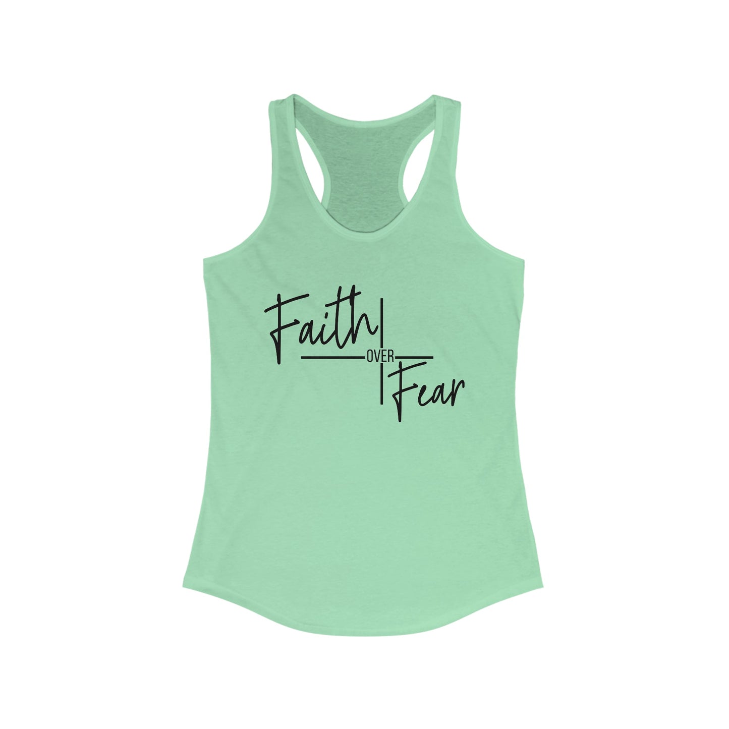 Faith Over Fear Ladies Tank Top - Premium Ladies Tank Top -  Follower Of Faith ApparelChristian tank tops, Christian tank tops for women, faith over fear apparel, faith over fear tank top, faith tank top, ladies Christian tank top, Ladies summer tank tops, ladies tank top, Ladies Tank Tops, Slim fit, Summer Challenge Picks, summer Christian tank top, summer tank tops, Tank Tops, women's Christian tank tops, Women's Clothing, workout tank tops Shop our Christian T-Shirts & Apparel