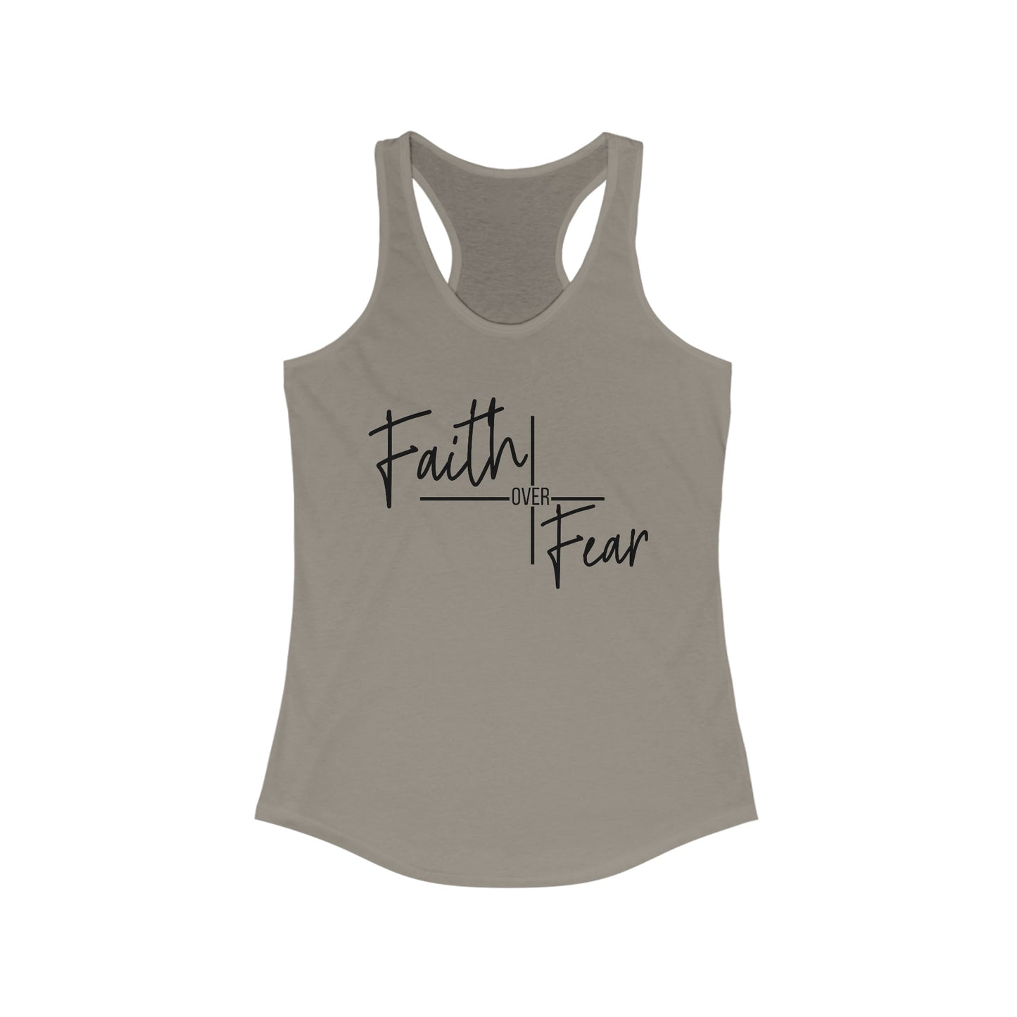 Faith Over Fear Ladies Tank Top - Premium Ladies Tank Top -  Follower Of Faith ApparelChristian tank tops, Christian tank tops for women, faith over fear apparel, faith over fear tank top, faith tank top, ladies Christian tank top, Ladies summer tank tops, ladies tank top, Ladies Tank Tops, Slim fit, Summer Challenge Picks, summer Christian tank top, summer tank tops, Tank Tops, women's Christian tank tops, Women's Clothing, workout tank tops Shop our Christian T-Shirts & Apparel