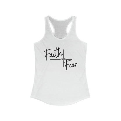 Faith Over Fear Ladies Tank Top - Premium Ladies Tank Top -  Follower Of Faith ApparelChristian tank tops, Christian tank tops for women, faith over fear apparel, faith over fear tank top, faith tank top, ladies Christian tank top, Ladies summer tank tops, ladies tank top, Ladies Tank Tops, Slim fit, Summer Challenge Picks, summer Christian tank top, summer tank tops, Tank Tops, women's Christian tank tops, Women's Clothing, workout tank tops Shop our Christian T-Shirts & Apparel