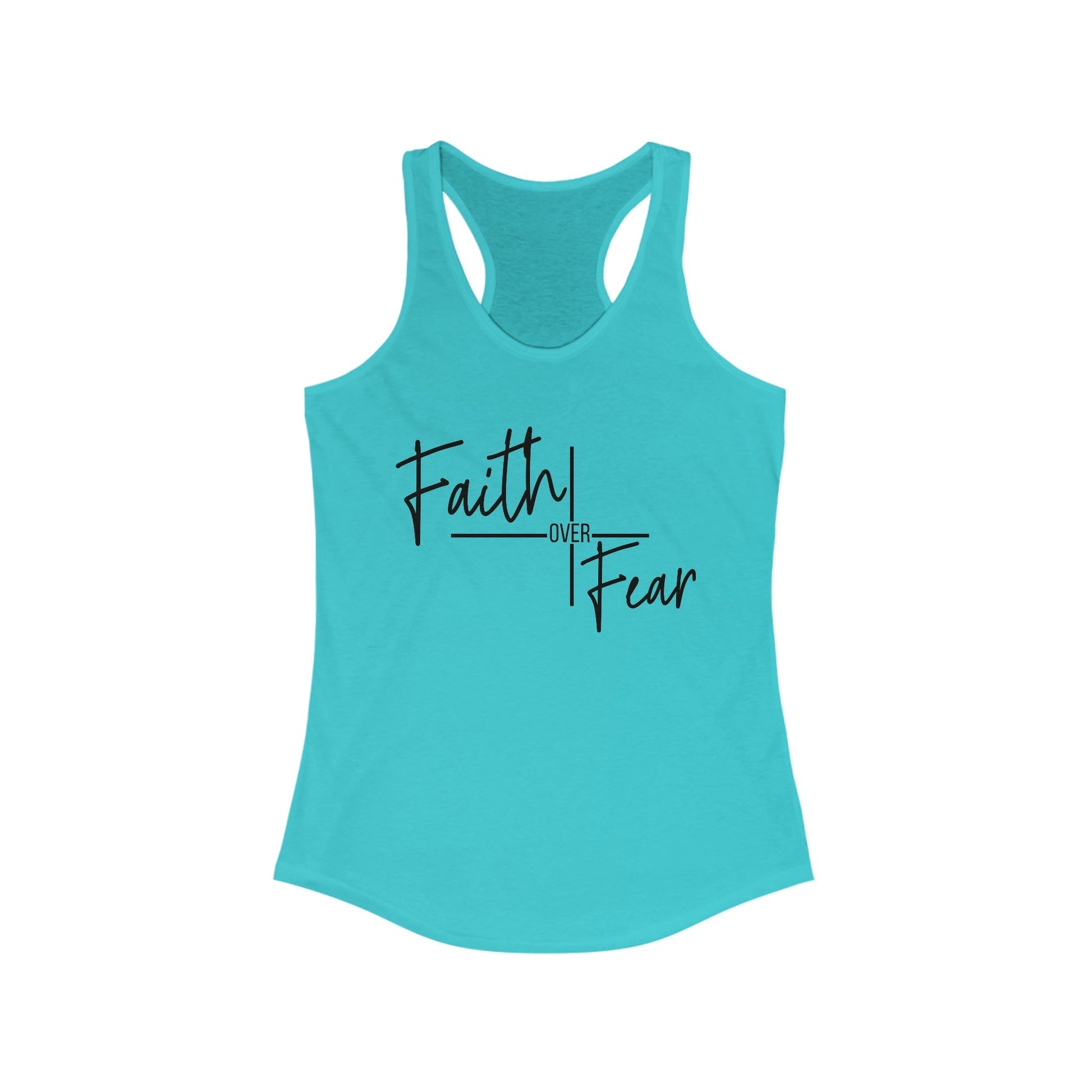 Faith Over Fear Ladies Tank Top - Premium Ladies Tank Top -  Follower Of Faith ApparelChristian tank tops, Christian tank tops for women, faith over fear apparel, faith over fear tank top, faith tank top, ladies Christian tank top, Ladies summer tank tops, ladies tank top, Ladies Tank Tops, Slim fit, Summer Challenge Picks, summer Christian tank top, summer tank tops, Tank Tops, women's Christian tank tops, Women's Clothing, workout tank tops Shop our Christian T-Shirts & Apparel