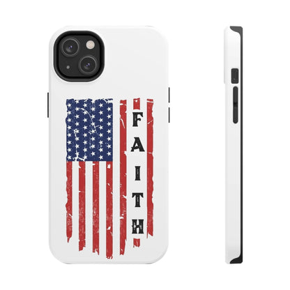 Faith USA Flag iPhone Case - Premium Phone Case -  Follower Of Faith ApparelAccessories, American flag iPhone case, durable Christian iphone cases, durable iPhone cases, Glossy, iPhone Cases, Phone accessory, Phone Cases, Tough, USA flag faith phone case Shop our Christian T-Shirts & Apparel