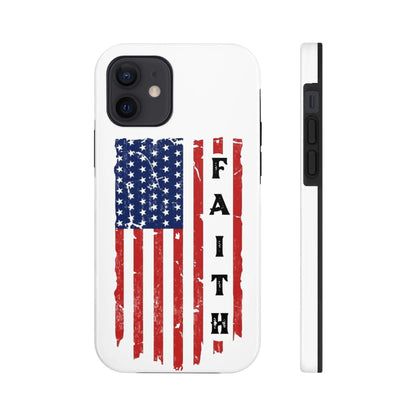 Faith USA Flag iPhone Case - Premium Phone Case -  Follower Of Faith ApparelAccessories, American flag iPhone case, durable Christian iphone cases, durable iPhone cases, Glossy, iPhone Cases, Phone accessory, Phone Cases, Tough, USA flag faith phone case Shop our Christian T-Shirts & Apparel