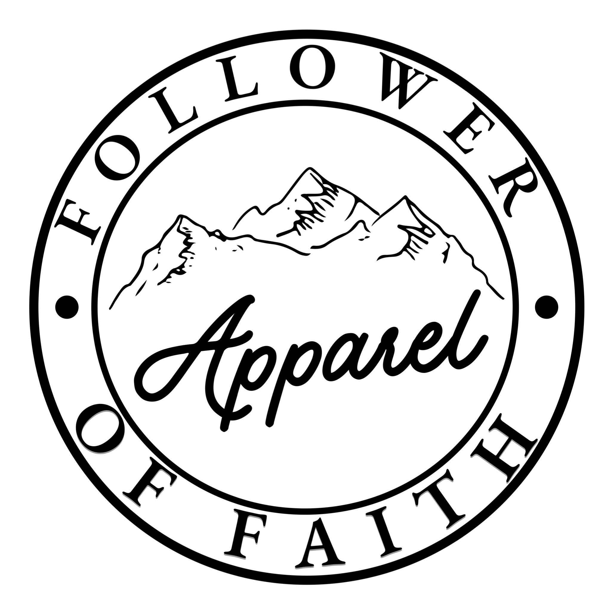 Logo for Follower Of Faith Apparel Company - Christian T-Shirts & Apparel