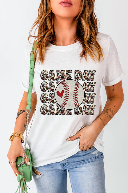 GAME DAY Round Neck Short Sleeve T-Shirt - Premium Ladies T-Shirt -  Follower Of Faith Apparel Ship From Overseas, SYNZ Shop our Christian T-Shirts & Apparel