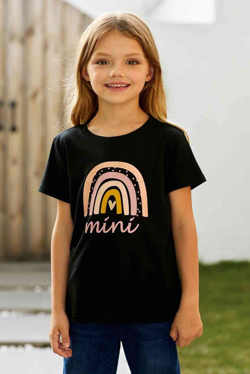 Girls Graphic Round Neck Tee Shirt - Premium Youth Tee -  Follower Of Faith Apparel Ship From Overseas, SYNZ Shop our Christian T-Shirts & Apparel