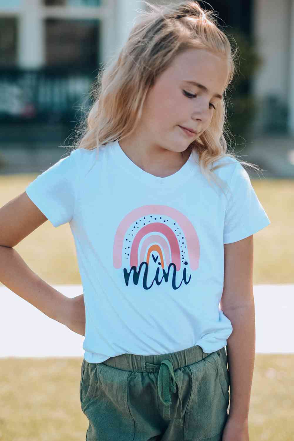 Girls Graphic Round Neck Tee Shirt - Premium Youth Tee -  Follower Of Faith Apparel Ship From Overseas, SYNZ Shop our Christian T-Shirts & Apparel