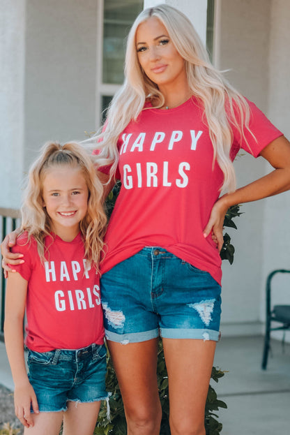 Girls Letter Graphic Short Sleeve T-Shirt - Premium Youth Tee -  Follower Of Faith Apparel Ship From Overseas, SYNZ Shop our Christian T-Shirts & Apparel