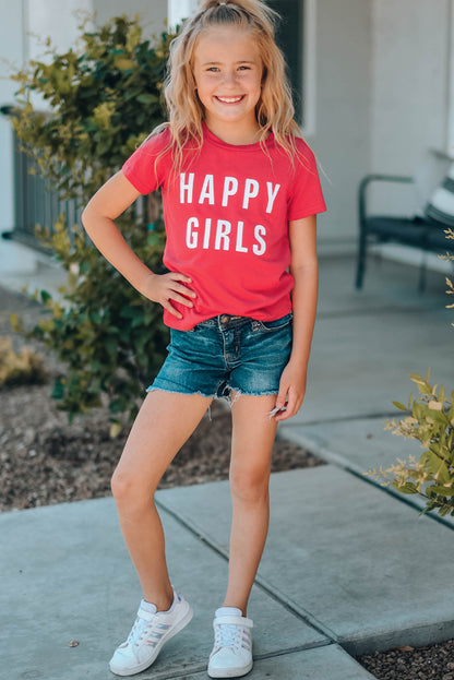 Girls Letter Graphic Short Sleeve T-Shirt - Premium Youth Tee -  Follower Of Faith Apparel Ship From Overseas, SYNZ Shop our Christian T-Shirts & Apparel