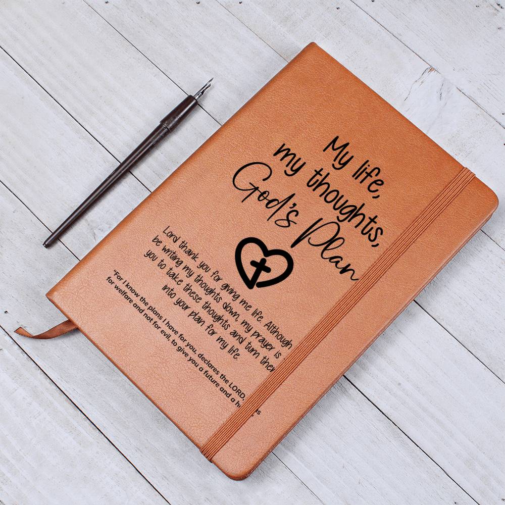 God's Plan Journal - Premium Christian Journal -  Follower Of Faith ApparelChristian journal, Christian Leather Journal, Journals, Journals & Notebooks Shop our Christian T-Shirts & Apparel