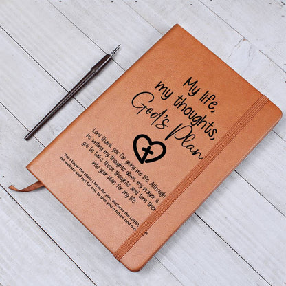 God's Plan Journal - Premium Christian Journal -  Follower Of Faith ApparelChristian journal, Christian Leather Journal, Journals, Journals & Notebooks Shop our Christian T-Shirts & Apparel