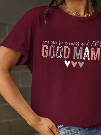 Good Mama Ladies T-Shirt - Premium Ladies T-Shirt -  Follower Of Faith Apparel boy mom tees, Girl mom tees, ladies Short sleeve, ladies Short Sleeve t shirt, ladies Short Sleeve tee, Mama apparel, mama clothing, Mama tee, Mom apparel, mom mama apparel, mom tees, new arrival, new arrivals, S.J.F.S, Sale, Ship From Overseas Shop our Christian T-Shirts & Apparel