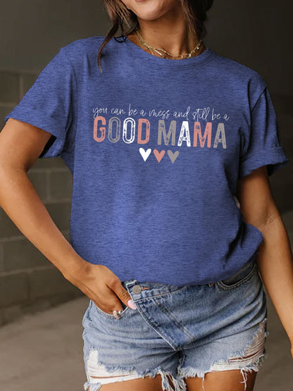 Good Mama Ladies T-Shirt - Premium Ladies T-Shirt -  Follower Of Faith Apparel boy mom tees, Girl mom tees, ladies Short sleeve, ladies Short Sleeve t shirt, ladies Short Sleeve tee, Mama apparel, mama clothing, Mama tee, Mom apparel, mom mama apparel, mom tees, new arrival, new arrivals, S.J.F.S, Sale, Ship From Overseas Shop our Christian T-Shirts & Apparel