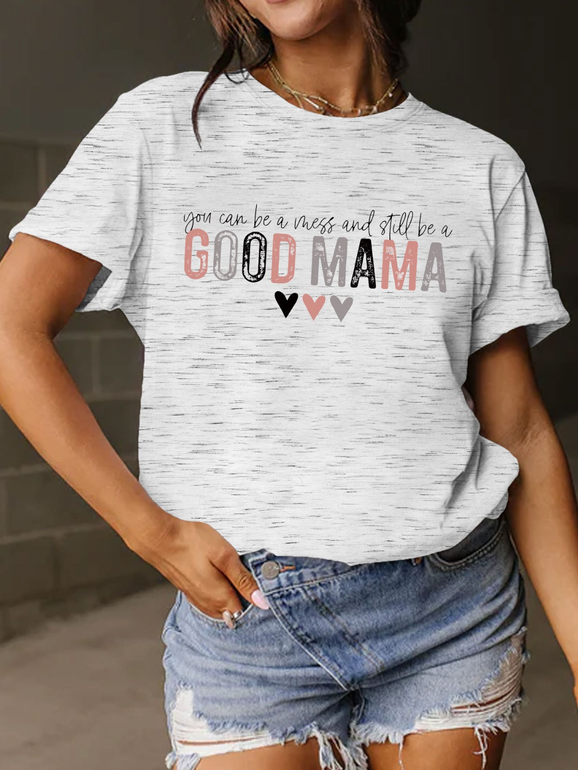 Good Mama Ladies T-Shirt - Premium Ladies T-Shirt -  Follower Of Faith Apparel boy mom tees, Girl mom tees, ladies Short sleeve, ladies Short Sleeve t shirt, ladies Short Sleeve tee, mom tees, new arrival, new arrivals, S.J.F.S, Sale, Ship From Overseas Shop our Christian T-Shirts & Apparel