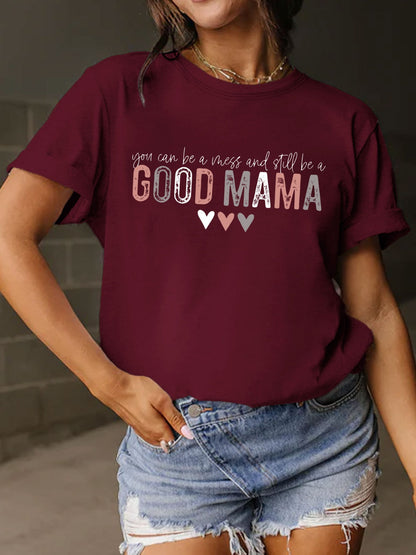 Good Mama Ladies T-Shirt - Premium Ladies T-Shirt -  Follower Of Faith Apparel boy mom tees, Girl mom tees, ladies Short sleeve, ladies Short Sleeve t shirt, ladies Short Sleeve tee, Mama apparel, mama clothing, Mama tee, Mom apparel, mom mama apparel, mom tees, new arrival, new arrivals, S.J.F.S, Sale, Ship From Overseas Shop our Christian T-Shirts & Apparel