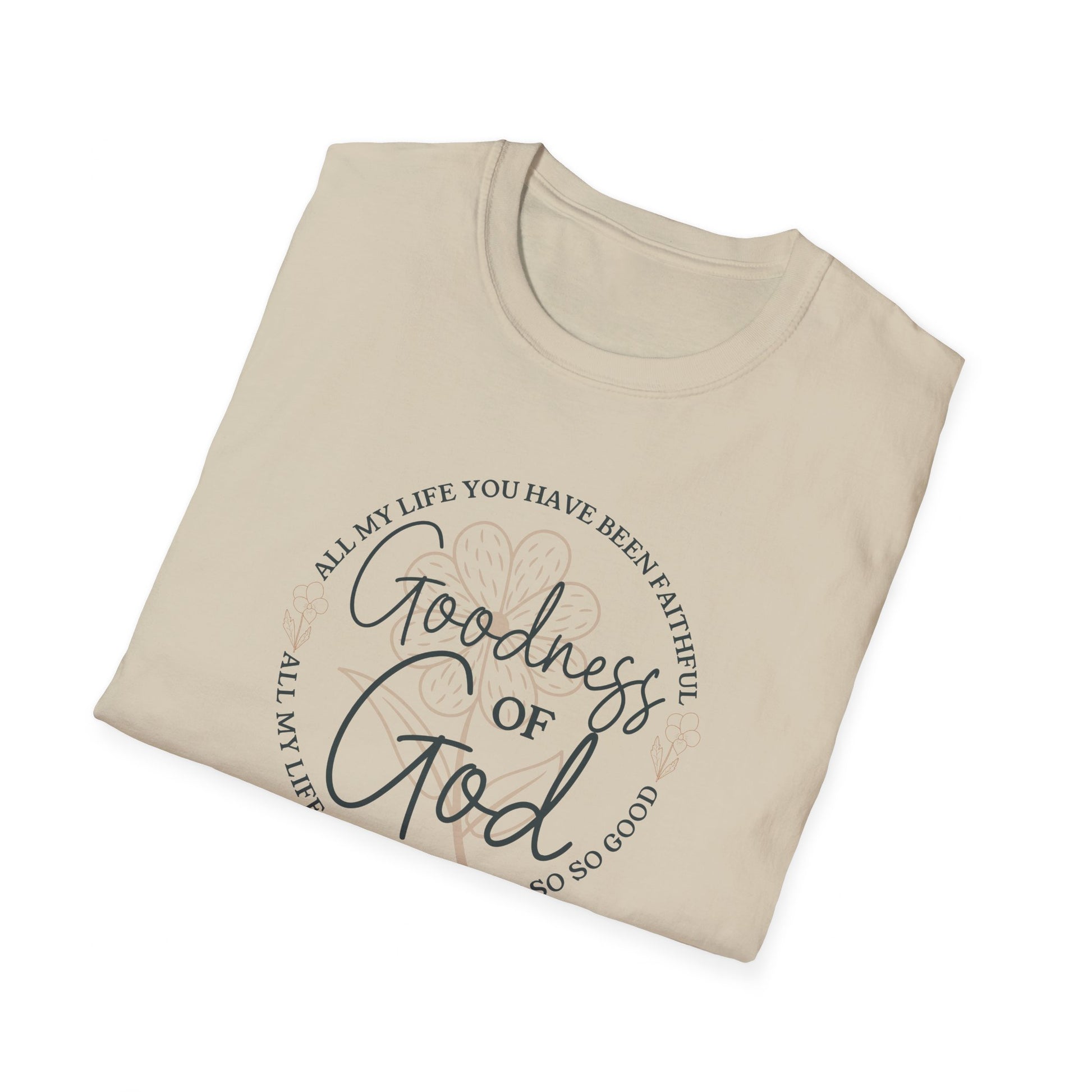 Goodness Of God Ladies T-Shirt - Premium T-Shirt -  Follower Of Faith Apparel Bible verse t shirts, Christian t shirts for ladies, Cotton, Crew neck, Faith based tees, Faith t shirts, Goodness of God tee, ladies Short sleeve, ladies Short Sleeve t shirt, ladies Short Sleeve tee, ladies short sleeve tees, Ladies T-shirt, Neck Labels, new arrival, new arrivals, Regular fit, T-shirts, Women's Clothing, Womens t shirt, Women’s Christian apparel Shop our Christian T-Shirts & Apparel