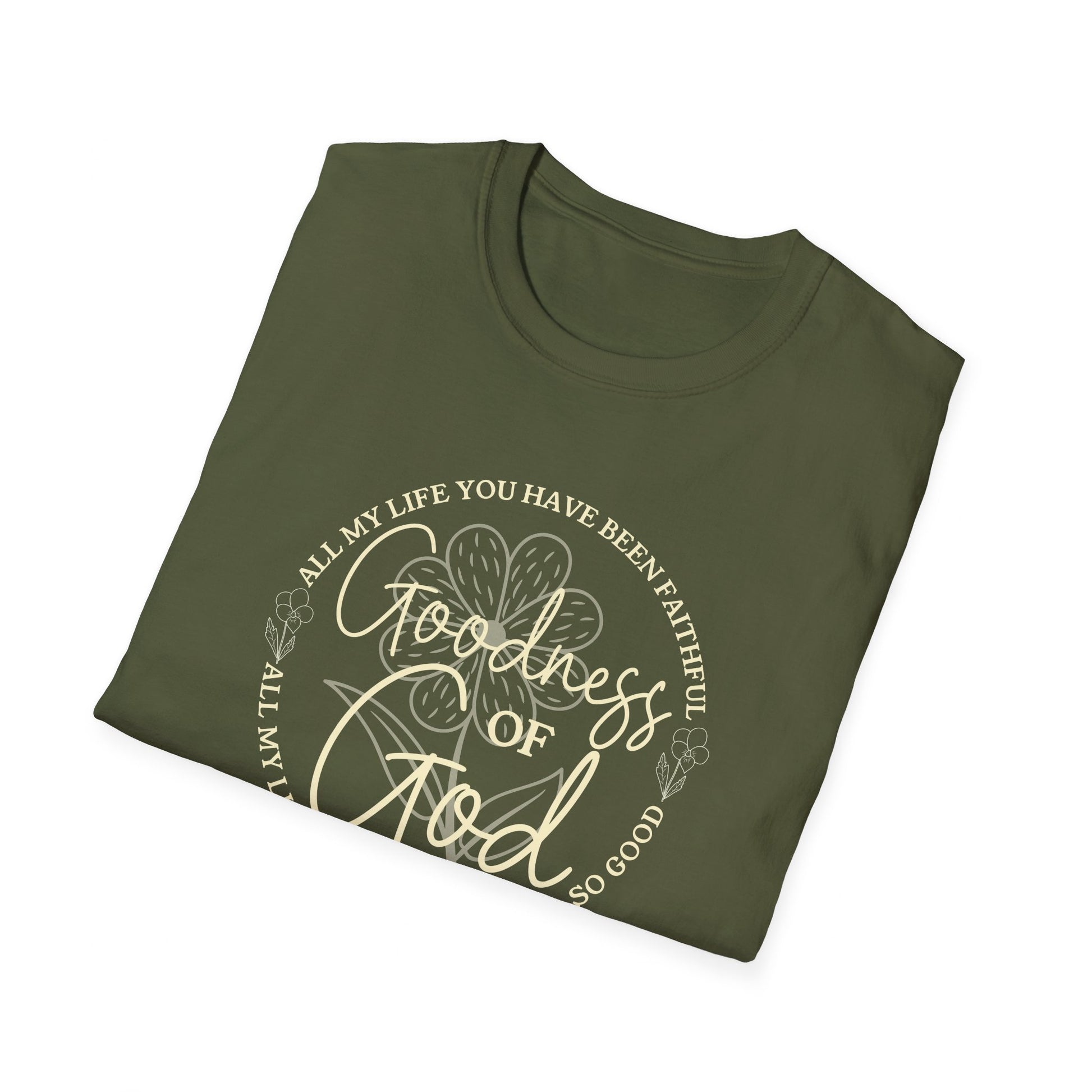 Goodness Of God Ladies T-Shirt - Premium T-Shirt -  Follower Of Faith Apparel Bible verse t shirts, Christian t shirts for ladies, Cotton, Crew neck, Faith based tees, Faith t shirts, Goodness of God tee, ladies Short sleeve, ladies Short Sleeve t shirt, ladies Short Sleeve tee, ladies short sleeve tees, Ladies T-shirt, Neck Labels, new arrival, new arrivals, Regular fit, T-shirts, Women's Clothing, Womens t shirt, Women’s Christian apparel Shop our Christian T-Shirts & Apparel