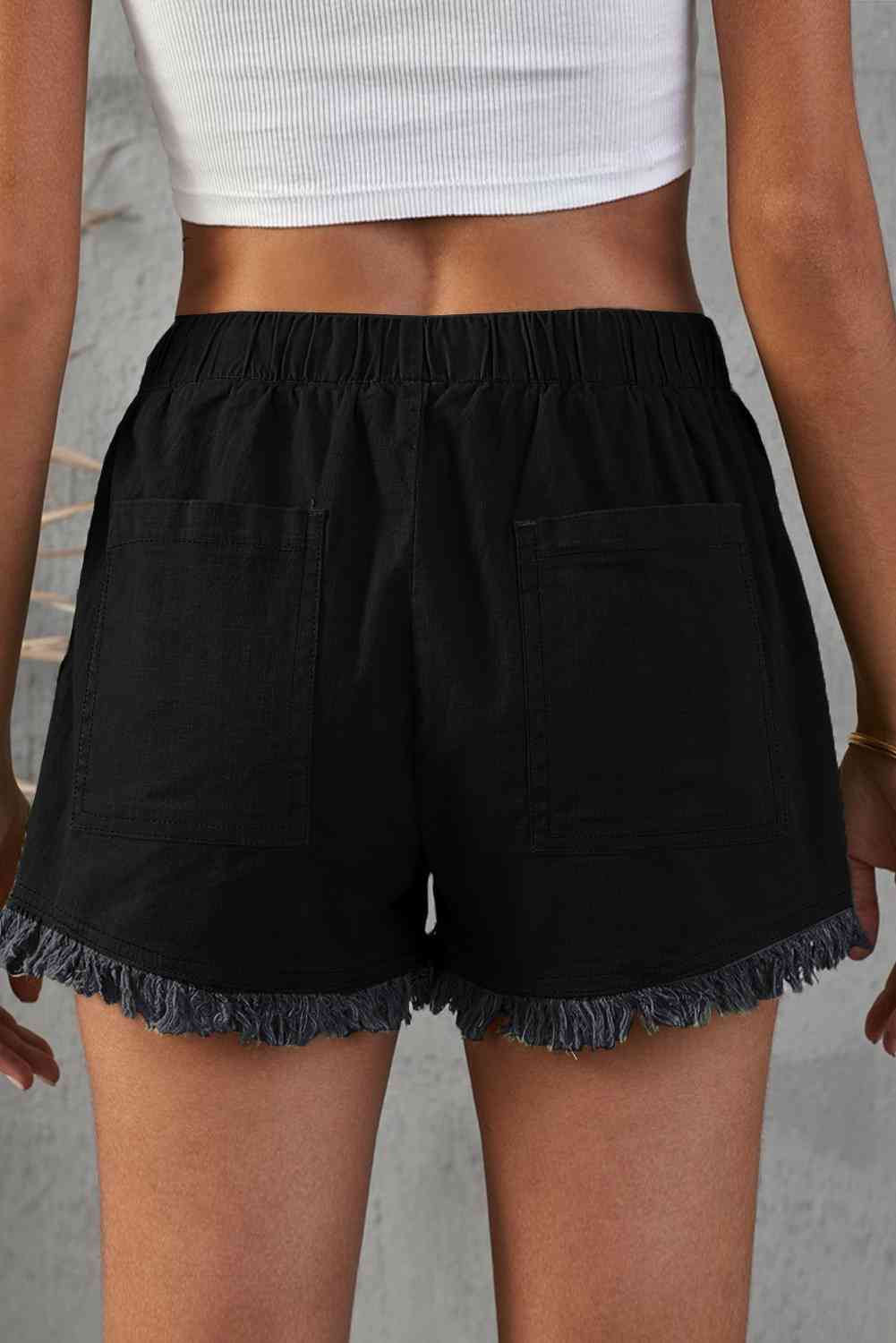 Leslie Freyed Hem Ladies Denim Shorts - Follower Of Faith Apparel