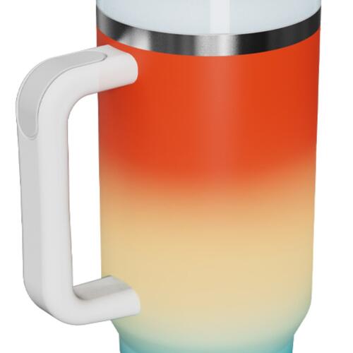 Gradient Multicolor Stainless Steel Tumbler - Premium Tumblers -  Follower Of Faith Apparel 40oz tumblers, Accessories, cup, D.T., drink, fits car cup holder, Gradient Multicolor Stainless Steel Tumbler, multicolor tumblers, popular TikTok tumbler, Ship from USA, TikTok tumbler, tumblers with handle, tumblers with handle and straw, viral tumbler Shop our Christian T-Shirts & Apparel