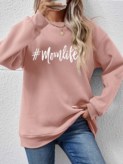 Graphic #MomLife Round Neck Ladies Sweatshirt - Premium Sweatshirt -  Follower Of Faith Apparel Changeable, green, Ladies sweatshirt, Ladies sweatshirts, Mom life, Momlife, new, new arrival, new arrivals, Ship From Overseas Shop our Christian T-Shirts & Apparel