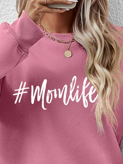 Graphic #MomLife Round Neck Ladies Sweatshirt - Premium Sweatshirt -  Follower Of Faith Apparel Changeable, green, Ladies sweatshirt, Ladies sweatshirts, Mom life, Momlife, new, new arrival, new arrivals, Ship From Overseas Shop our Christian T-Shirts & Apparel