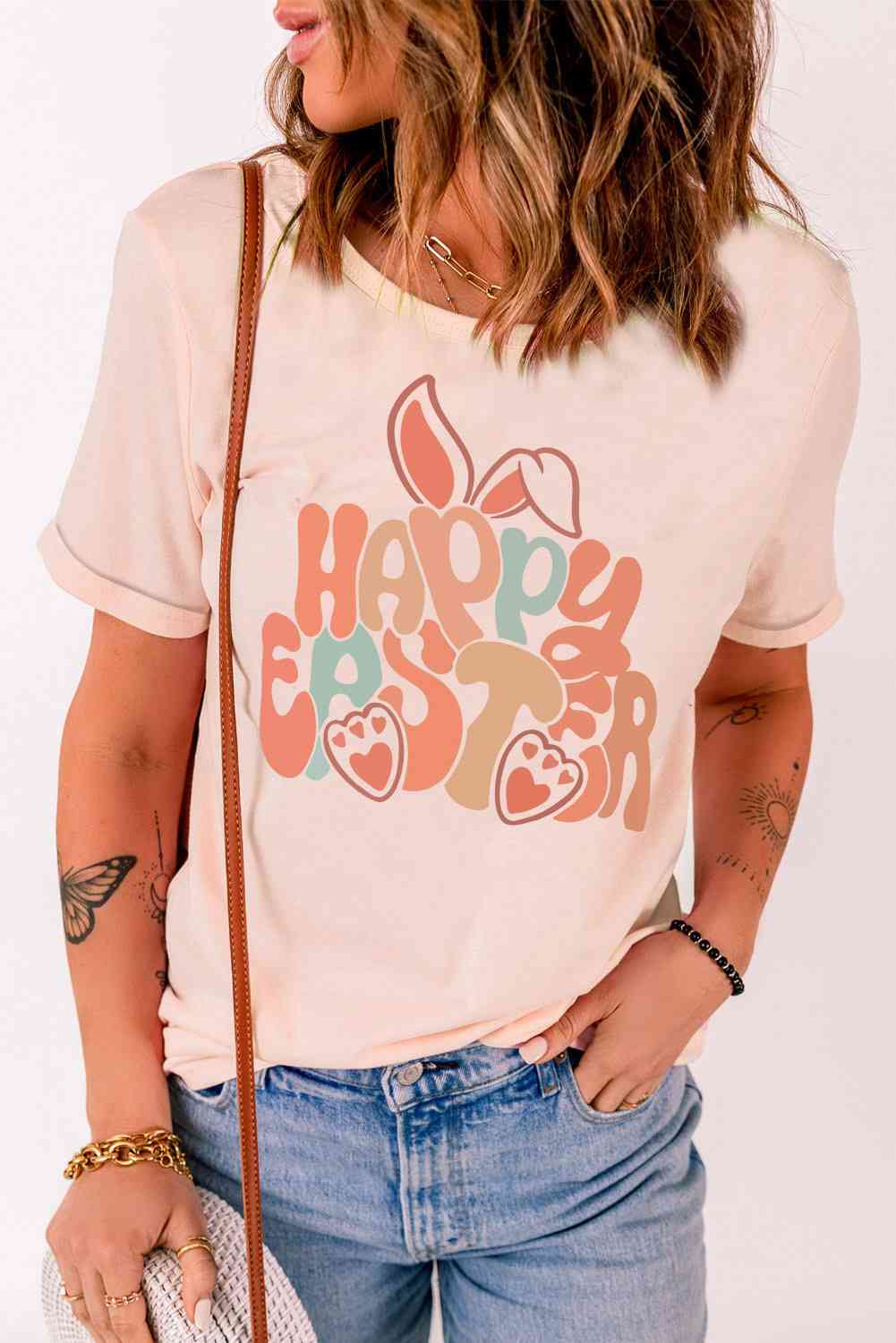 HAPPY EASTER Graphic Tee - Follower Of Faith Apparel