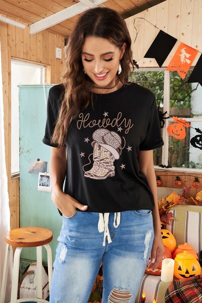 HOWDY Ladies Short Sleeve T-Shirt - Premium T-Shirt -  Follower Of Faith Apparel Christian cowgirl t shirts, Cowgirl apparel, cowgirl life, Cowgirl Life t shirt, Cowgirl life t shirts, Cowgirl t shirts, Cowgirl tees, Howdy tee, ladies Short sleeve, ladies Short Sleeve t shirt, ladies Short Sleeve tee, ladies short sleeve tees, Ship From Overseas, SYNZ, T shirts for cowgirls Shop our Christian T-Shirts & Apparel