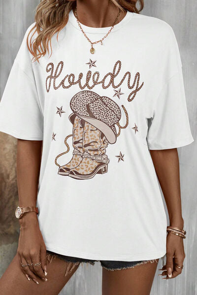 HOWDY Ladies Short Sleeve T-Shirt - Premium T-Shirt -  Follower Of Faith Apparel Christian cowgirl t shirts, Cowgirl apparel, cowgirl life, Cowgirl Life t shirt, Cowgirl life t shirts, Cowgirl t shirts, Cowgirl tees, Howdy tee, ladies Short sleeve, ladies Short Sleeve t shirt, ladies Short Sleeve tee, ladies short sleeve tees, Ship From Overseas, SYNZ, T shirts for cowgirls Shop our Christian T-Shirts & Apparel