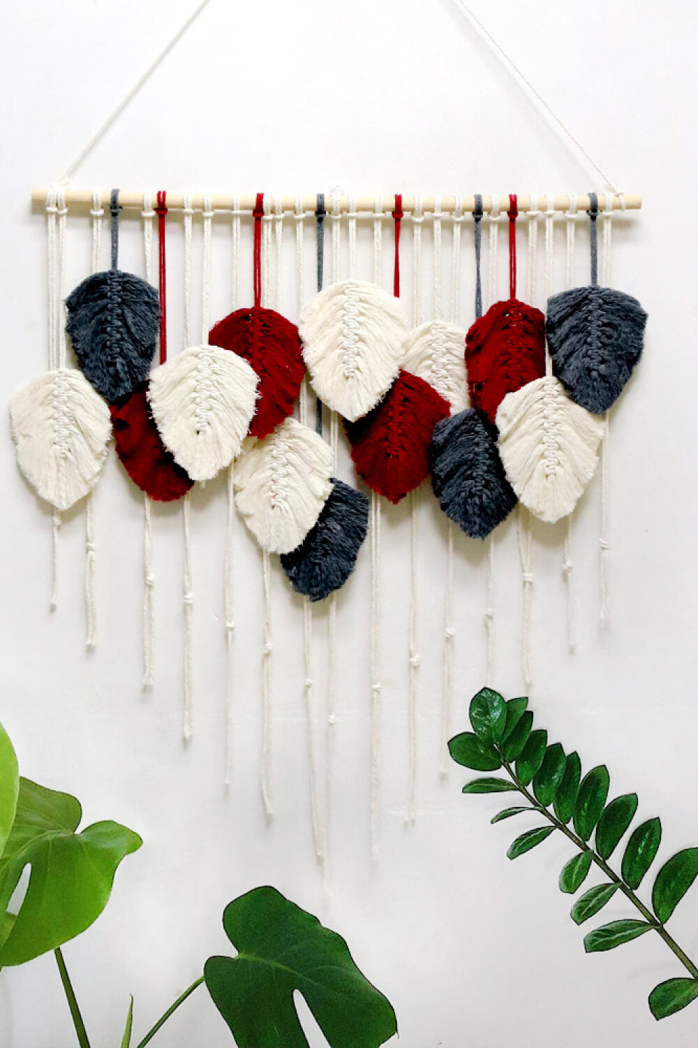 Hand-Woven Feather Macrame Wall Hanging - Premium Home Decor -  Follower Of Faith Apparel FFan, Ship From Overseas Shop our Christian T-Shirts & Apparel