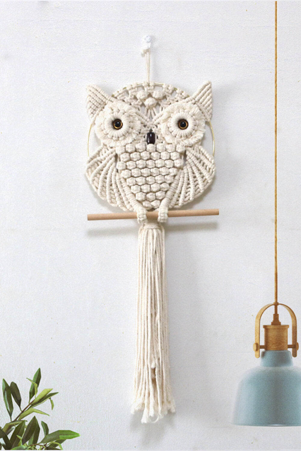 Hand-Woven Owl Macrame Wall Hanging - Premium Home Decor -  Follower Of Faith Apparel Bohemian decor, Bohemian owl wall decor, boho, Boho home decor, Boho owl decor, Boho style, Boho wall decor, FFan, Home decor, Macrame owl wall hanging, new, new arrival, new arrivals, Sale, Ship From Overseas, Wall home decor Shop our Christian T-Shirts & Apparel