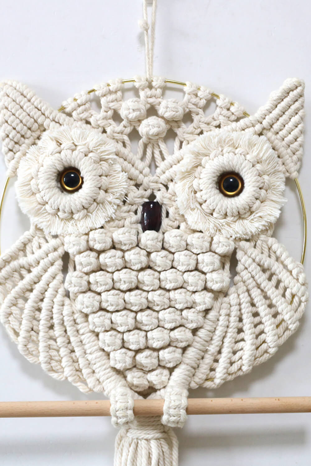 Hand-Woven Owl Macrame Wall Hanging - Premium Home Decor -  Follower Of Faith Apparel Bohemian decor, Bohemian owl wall decor, boho, Boho home decor, Boho owl decor, Boho style, Boho wall decor, FFan, Home decor, Macrame owl wall hanging, new, new arrival, new arrivals, Sale, Ship From Overseas, Wall home decor Shop our Christian T-Shirts & Apparel