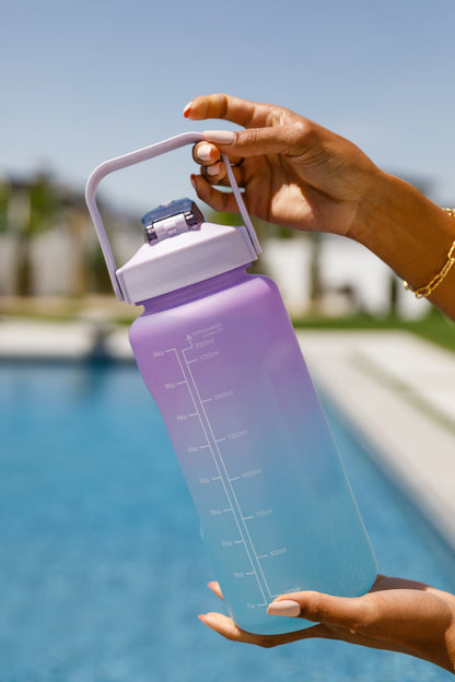 Happy Hydrations Water Bottles Purple - Premium Health & Beauty -  Follower Of Faith Apparel 5-29-2023, A23, Accessories, Health & Beauty, Indoor, LaborDay23, Lifestyle, OS, Outdoor, Restocks, SB58 Shop our Christian T-Shirts & Apparel