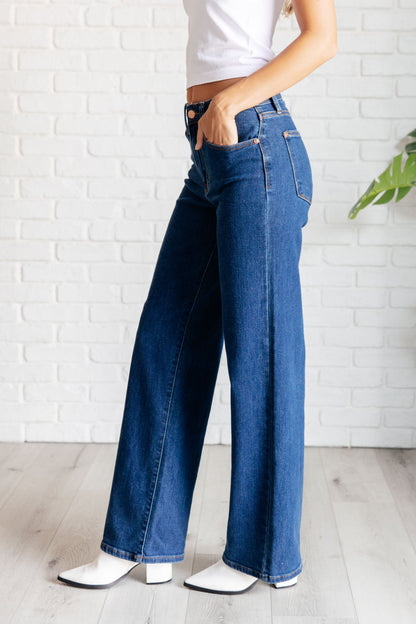 Judy Blue Hazel High Rise Vintage Wide Leg Jeans - Premium Ladies jeans -  Follower Of Faith Apparel 0/24, 1/25, 11/30, 13/31, 14W, 15/32, 16W, 18W, 20W, 22W, 24W, 3/26, 5/27, 7/28, 8-20-2024, 8-23-2024, 8-7-2024, 82553, 9-17-2024, 9-3-2024, 9-5-2024, 9/29, Bottoms, Denim, Fast delivery, fast shipping, flatrate, JB8-7-2024, JBAvailableNow, Judy Blue, new, new arrivals, On sale, Sale, Ship from USA Shop our Christian T-Shirts & Apparel