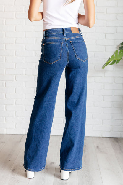 Judy Blue Hazel High Rise Vintage Wide Leg Jeans - Premium Ladies jeans -  Follower Of Faith Apparel 0/24, 1/25, 11/30, 13/31, 14W, 15/32, 16W, 18W, 20W, 22W, 24W, 3/26, 5/27, 7/28, 8-20-2024, 8-23-2024, 8-7-2024, 82553, 9-17-2024, 9-3-2024, 9-5-2024, 9/29, Bottoms, Denim, Fast delivery, fast shipping, flatrate, JB8-7-2024, JBAvailableNow, Judy Blue, new, new arrivals, On sale, Sale, Ship from USA Shop our Christian T-Shirts & Apparel