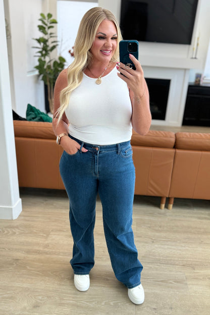 Judy Blue Hazel High Rise Vintage Wide Leg Jeans - Premium Ladies jeans -  Follower Of Faith Apparel 0/24, 1/25, 11/30, 13/31, 14W, 15/32, 16W, 18W, 20W, 22W, 24W, 3/26, 5/27, 7/28, 8-20-2024, 8-23-2024, 8-7-2024, 82553, 9-17-2024, 9-3-2024, 9-5-2024, 9/29, Bottoms, Denim, Fast delivery, fast shipping, flatrate, JB8-7-2024, JBAvailableNow, Judy Blue, new, new arrivals, On sale, Sale, Ship from USA Shop our Christian T-Shirts & Apparel