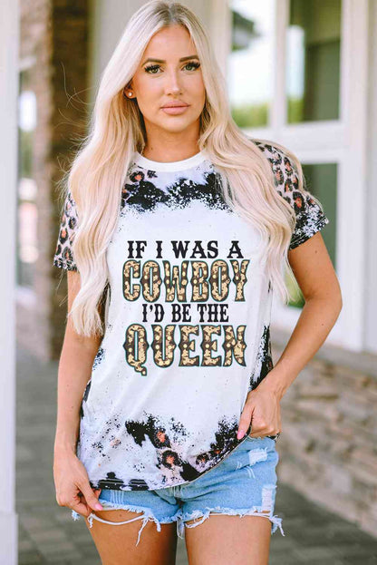 If I Was A Cowboy I’d Be The Queen Leopard Ladies Short sleeve Tee - Premium  -  Follower Of Faith Apparel Christian cowgirl shirts, Cowgirl apparel, cowgirl life, Cowgirl Life t shirt, Cowgirl life t shirts, Cowgirl t shirts, Cowgirl tees, If i was a cowboy I’d be the queen Tee, ladies Short sleeve, ladies Short Sleeve t shirt, ladies Short Sleeve tee, ladies short sleeve tees, Ship From Overseas, SYNZ, T shirts for cowgirls Shop our Christian T-Shirts & Apparel