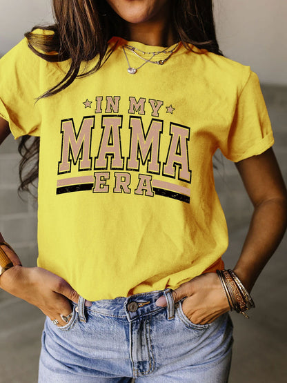 In My Mama Era Ladies T-Shirt - Premium Ladies T-Shirt -  Follower Of Faith Apparel boy mom tees, Girl mom tees, In my mama era, Mama apparel, Mama era, Mama tee, Mom era tee, mom mama apparel, mom tees, mothers day gift, Mothers day tshirt, new arrival, new arrivals, S.J.F.S, Sale, Ship From Overseas, Shirts for mom Shop our Christian T-Shirts & Apparel