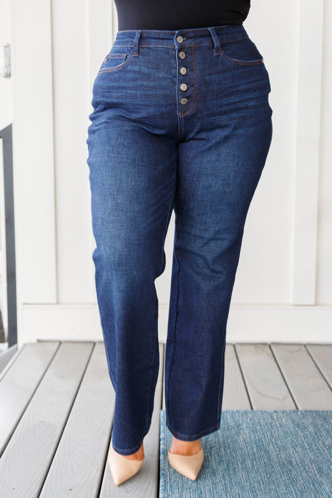 Judy Blue Arlo High Rise Button-Fly Straight Jeans - Premium Jeans -  Follower Of Faith Apparel0/24, 1/25, 11-15-2023, 11-28-2023, 11/30, 12-4-2023, 12-5-2023, 12-7-2023, 12-8-2023, 13/31, 14W, 15/32, 16W, 18W, 20W, 22W, 24W, 3/26, 5/27, 7/28, 9/29, ASF1-4-2024, Bottoms, Button fly jeans, Denim, flatrate, JB Judy Blue, JB11-15-2023, JBAvailableNow, Judy Blue, Judy blue high rise jeans, Judy blue high waisted, Judy Blue Jeans, new, new arrival, new arrivals, X2-6-24 Shop our Christian T-Shirts & Apparel